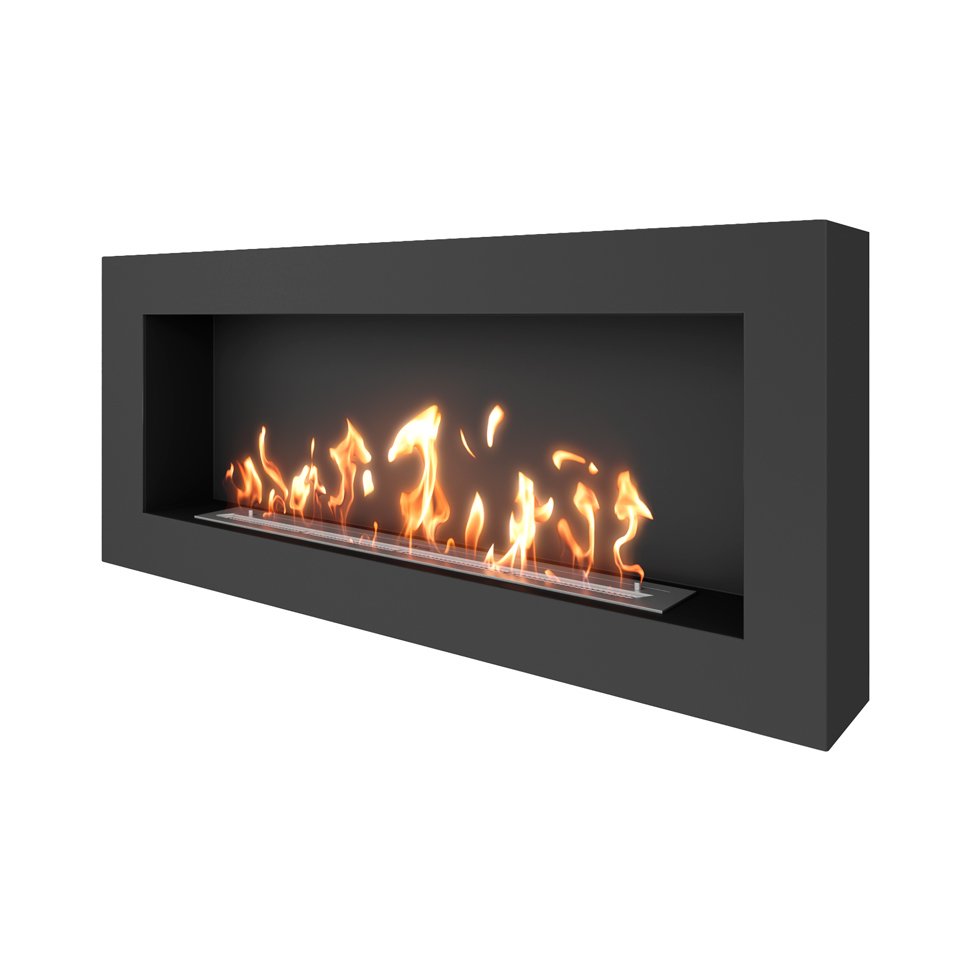 Биокамин SteelHeat WALL GRAND 1500 черный Биокамин SteelHeat WALL GRAND 1500 черный