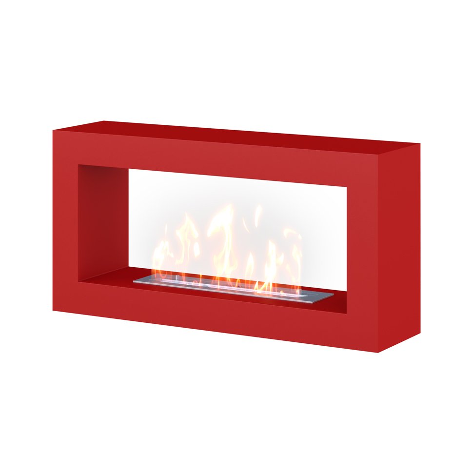 Биокамин SteelHeat FRAME ONE 900 красный Биокамин SteelHeat FRAME ONE 900 красный