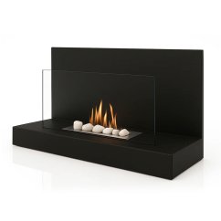 Настенный биокамин Алдэн Черный
