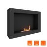 Биокамин SteelHeat WALL ONE 800 LITE черный фото 1