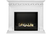 Биокамин в портале Firezo Valletta Белый, стандарт